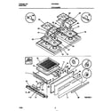 White-Westinghouse WGF325BADC top/drawer diagram