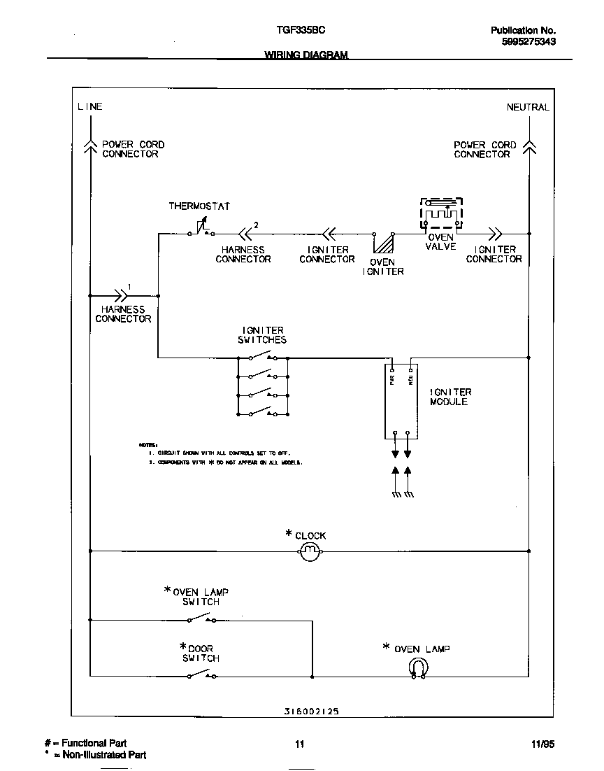 Tappan TGF335BCDB wiring diagram diagram