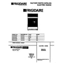 Frigidaire FEF357BAWE cover diagram