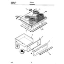 Frigidaire FEF357BAWE top/drawer diagram