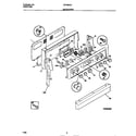 Frigidaire FEF350CCTD backguard diagram