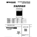 Tappan TEF324BCDB cover diagram
