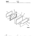 Universal/Multiflex (Frigidaire) MGF300PBWD door diagram