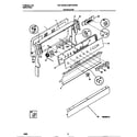 Universal/Multiflex (Frigidaire) MEF322SBWE backguard diagram