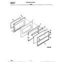 Universal/Multiflex (Frigidaire) MEF322SBWE door diagram