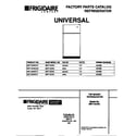 Universal/Multiflex (Frigidaire) MRT15CNCD1 cover diagram