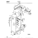 Universal/Multiflex (Frigidaire) MRT15CNCD1 cabinet diagram
