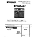 Frigidaire FED387CCSC cover diagram