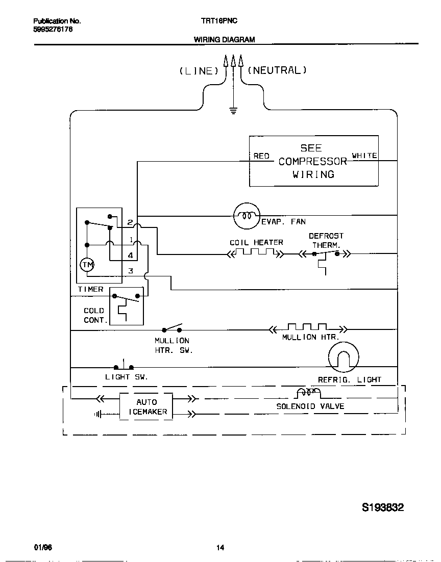Tappan TRT16PNCD2 wiring diagram diagram