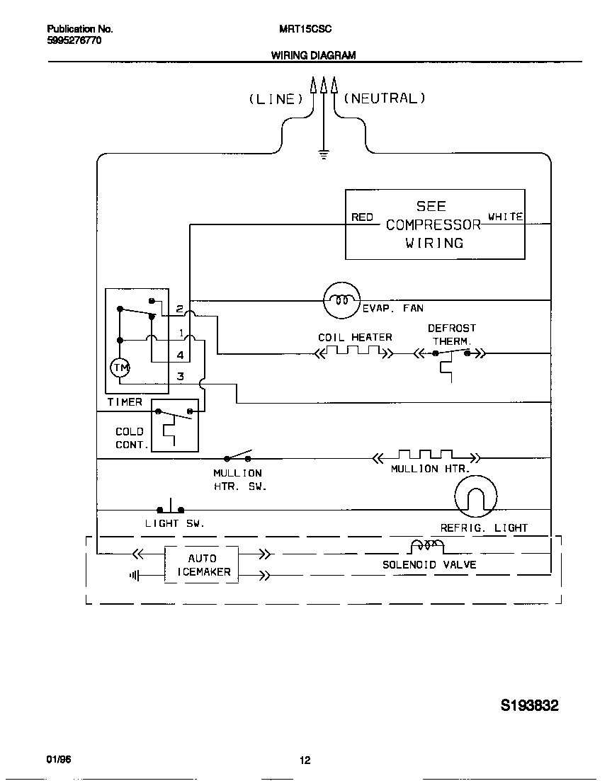 Kelvinator MRT15CSCD2 wiring diagram diagram