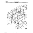 White-Westinghouse WGF337BBWB backguard diagram