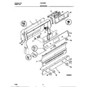 White-Westinghouse WGF355BADF backguard diagram