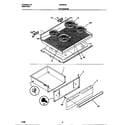 Frigidaire F04B357BDE top/drawer diagram