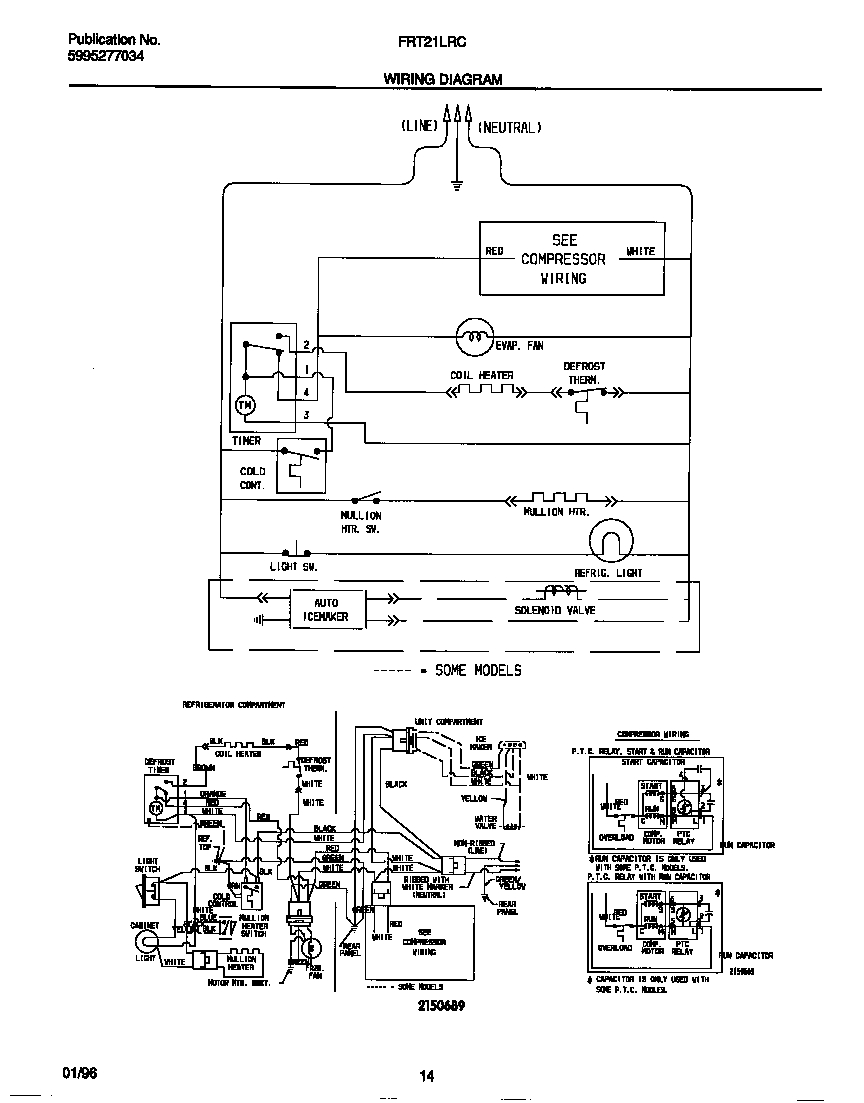 Frigidaire FRT21LRCD1 wiring diagram diagram