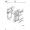 Universal/Multiflex (Frigidaire) MRT15CNCZ2 door diagram