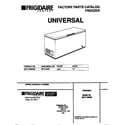 Universal/Multiflex (Frigidaire) MFC15M5BW2 cover diagram