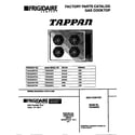 Tappan TGC3X3XCW1 cover diagram