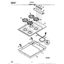 Tappan TGC3X3XCW1 cooktop parts diagram