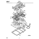 Tappan TGC6X8XCB1 cooktop parts diagram