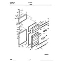 Frigidaire FRT18PRCD1 door diagram