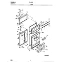 Frigidaire FRT16RSCD1 door diagram