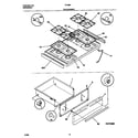 Tappan 72-3981-23-07 top/drawer diagram