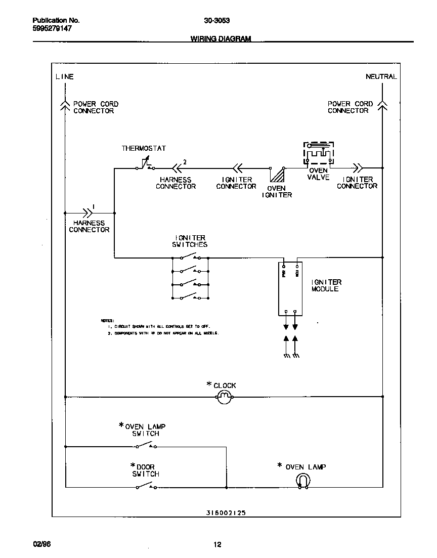 Tappan 30-3053-00-04 wiring diagram diagram