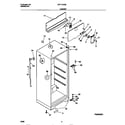 White-Westinghouse WRT13CGBW3 cabinet diagram