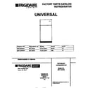 Universal/Multiflex (Frigidaire) MRT18RRED0 cover diagram