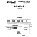 Frigidaire FRT18RRCW1 cover diagram