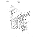 Frigidaire FRT18RRCW1 door diagram
