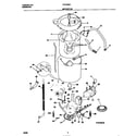 Frigidaire F21C235CT2 motor/tub diagram