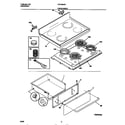 Frigidaire FEF388WCCD top/drawer diagram