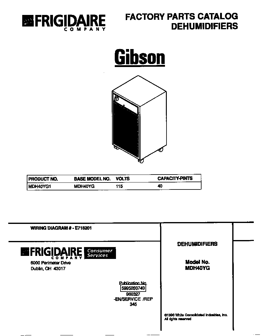 Gibson MDH40YG1 cover diagram