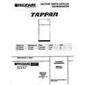 Tappan TRT15DRCD2 cover diagram