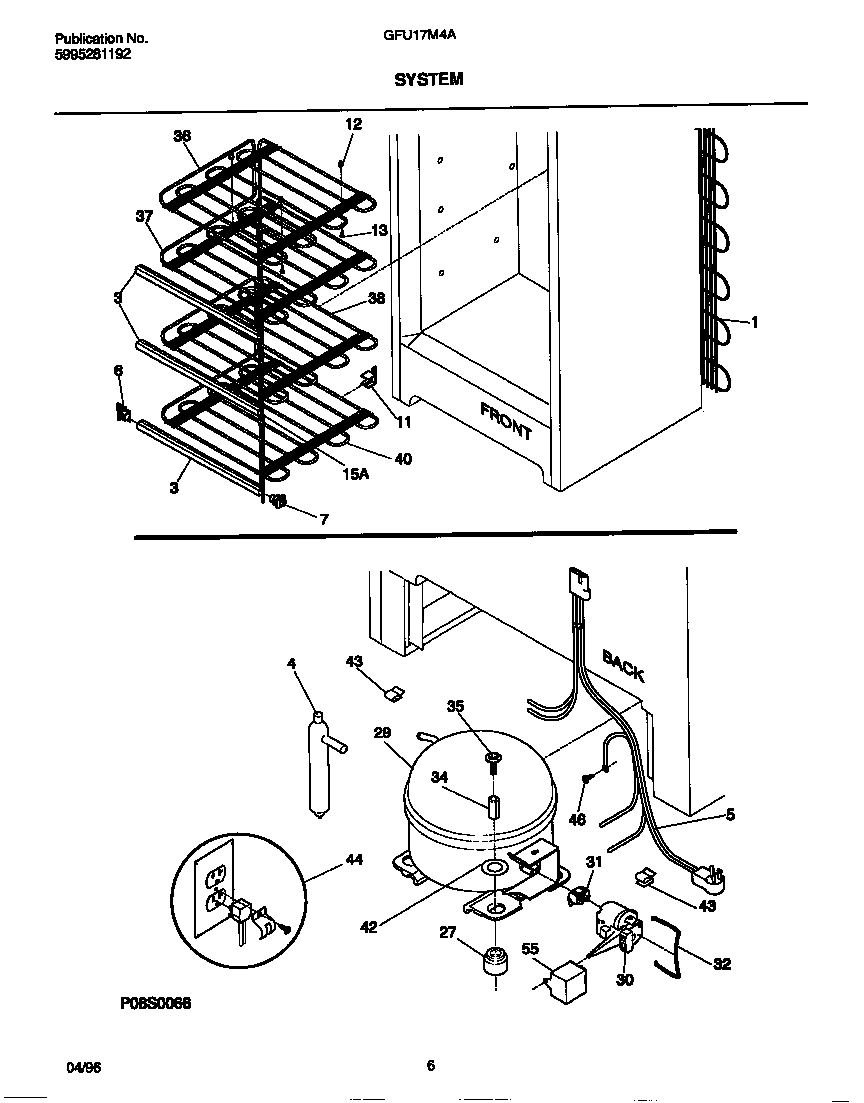 Gibson GFU17M4AW4 system diagram