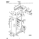 Universal/Multiflex (Frigidaire) MRT16CGEW0 cabinet diagram