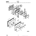 Frigidaire FEB756BBBB door diagram