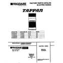 Tappan TEO353SCDB cover diagram
