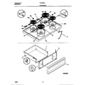 Tappan TEO353SCDB top/drawer diagram