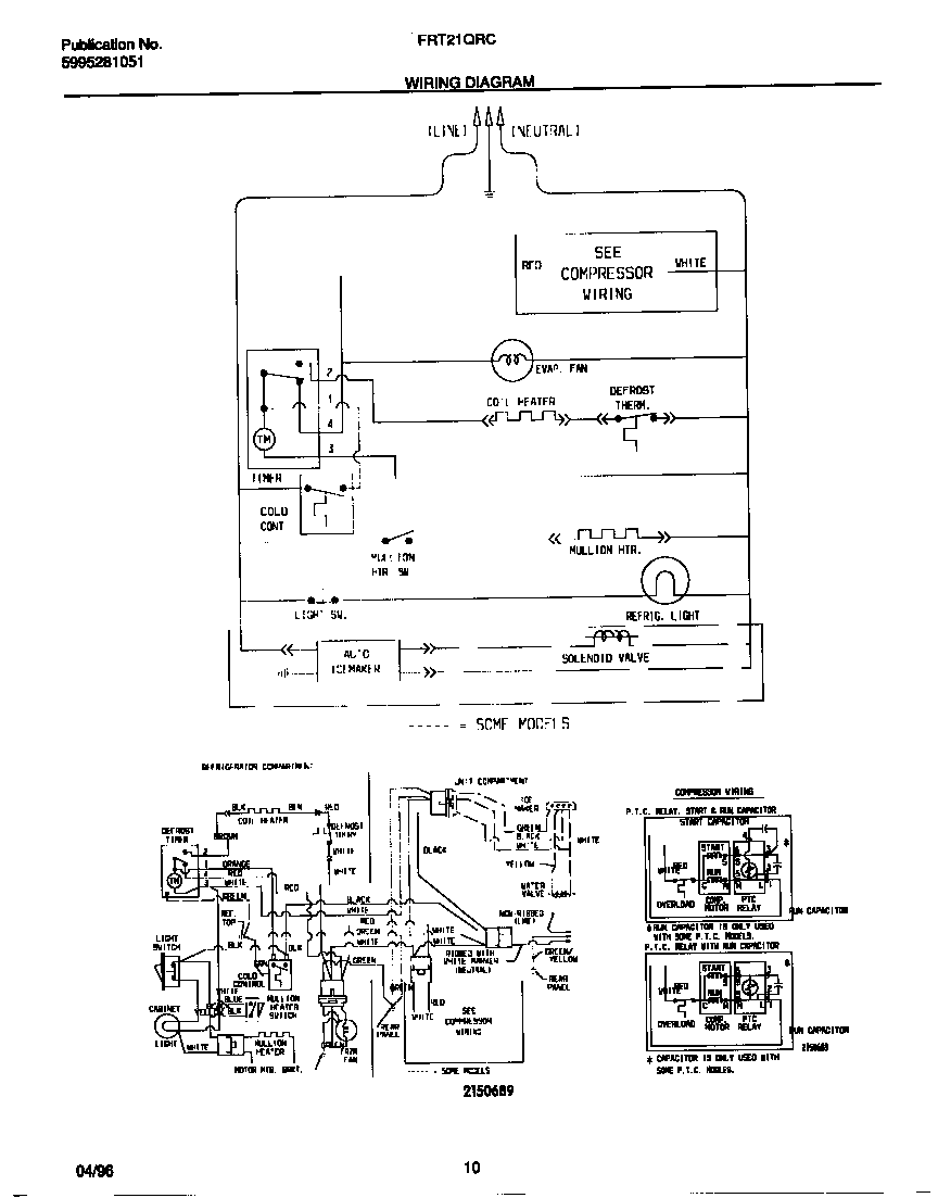 Frigidaire FRT21QRCD2 wiring diagram diagram