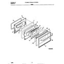 Frigidaire FEF350BAWF door diagram