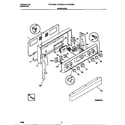 Frigidaire FEF323BAWE backguard diagram