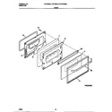 Frigidaire FEF323BAWE door diagram