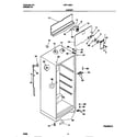 Universal/Multiflex (Frigidaire) MRT13BSCD1 cabinet diagram