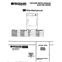 White-Westinghouse WDE546RBW2 cover diagram