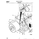 White-Westinghouse WDG546RBD2 cabinet/drum diagram
