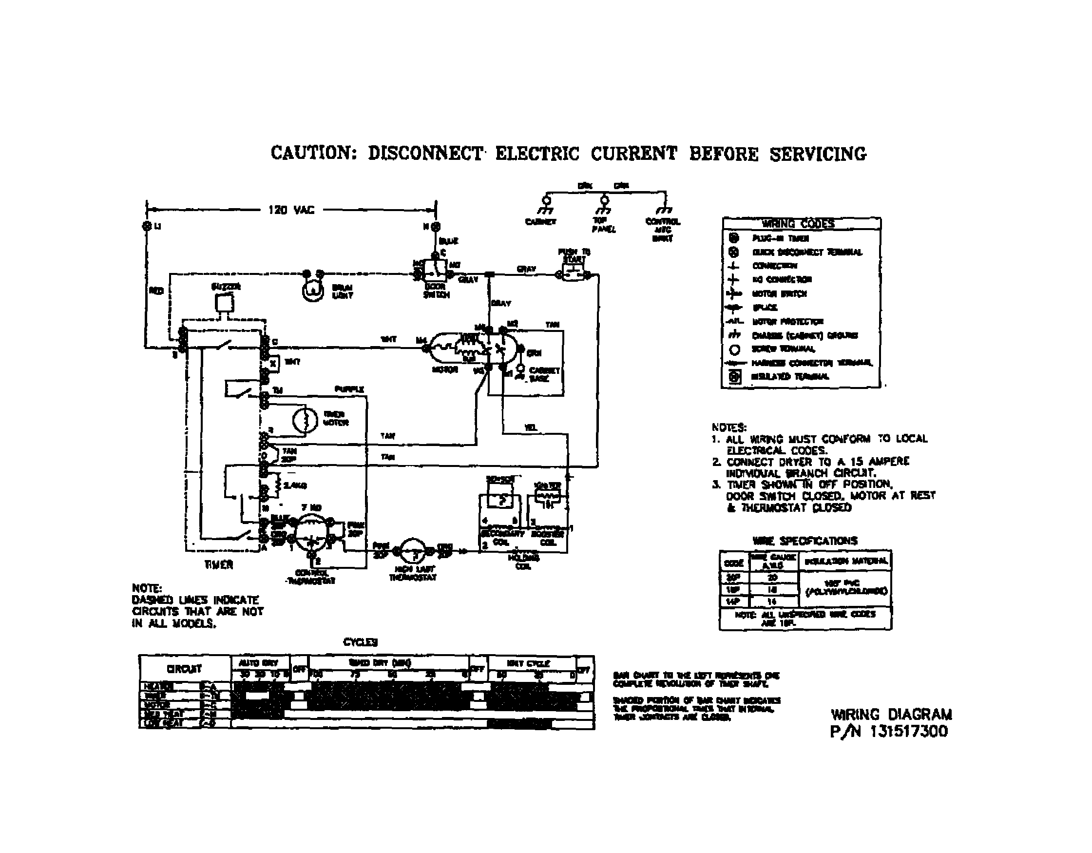 White-Westinghouse WDG546RBD2 wiring diagram diagram