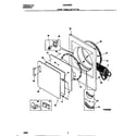Gibson GDG546RBD2 front panel/lint filter diagram