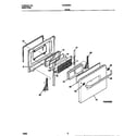 Frigidaire FES300WCDD door diagram